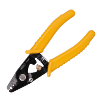 得力DL2004三孔光纤剥线钳 黄色