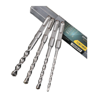 得力DH-FCZ004-WD1方柄电锤四件套6-12mm(银)(盒)