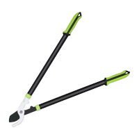 得力DL2779树枝剪26.5寸特氟龙刀头(绿)(把)