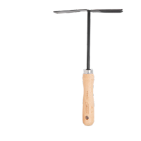 得力DL580824园艺两用锄26.5cm木柄(黑)(个)锄头