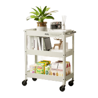 得力DL901309金属收纳车基础款(白)(台)