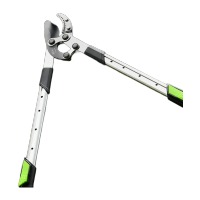 得力DL580334 38寸伸缩粗枝剪 鲨鱼刀头SK5绿