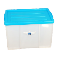 大容量收纳箱超大家用塑料加厚玩具储物箱特大号带盖子衣服整理箱塑料储物箱400*300*300mm