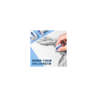 得力(deli)12块2B橡皮擦自动铅笔 白色易擦少屑开学文具学生中考高考开学考试文具美术绘图橡皮 单位:盒(DELI/