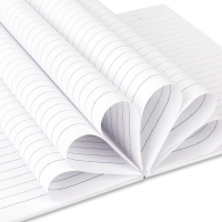 得力7652办公无线装订本(混)-50张-A5(本)软抄本