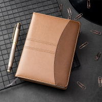 得力 7922 皮面笔记本 32K/160张 (单位:本) 棕软抄本