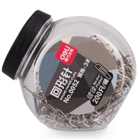 得力0052桶装3#回形针