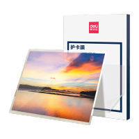 得力3817透明护卡膜 100片/包