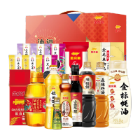 金龙鱼惠众财食品礼盒E款 (3400g+3650ml)