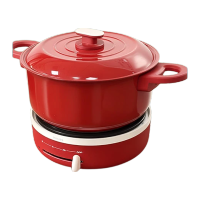 飞利浦0涂层电煮锅HD2360/30(蓝色)/HD2360/10(红色)电火锅