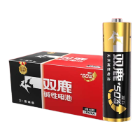 双鹿 5号电池1粒 五号碱性 适用儿童玩具/耳温枪/血糖仪/无线鼠标/遥控器/血压计/挂钟 LR6/AA