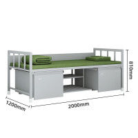 胜帐 14款高配版1.2米单人床(含床板)长2000mm*宽12