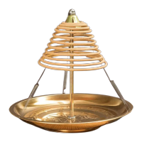 未易 檀香盘香架金色架