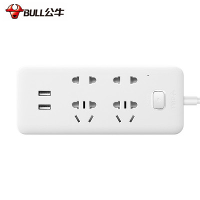 [精选]公牛(bull)GN-UUA124 USB智能插座 4位插口+2USB插口线长1.5米