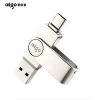 爱国者(aigo) U356 128G U盘 (计价单位:个) TYPE-C USB3.1/双接口 银色