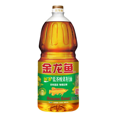 金龙鱼食用油 纯香 低芥酸菜籽油1.8L 非转基因/物理压榨 1.8L f