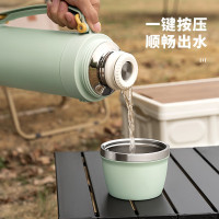 九阳(Joyoung)保温壶316L不锈钢大容量保温瓶保温水壶户外旅行壶2L-WR566 f