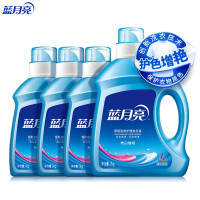 蓝月亮 亮白增艳洗衣液套装2kg瓶*1+1kg*3瓶薰衣草香 洁净去污 易漂洗F