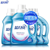 蓝月亮 亮白增艳洗衣液套装2kg瓶*1+1kg*3瓶薰衣草香 洁净去污 易漂洗F