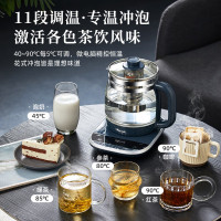 小熊(Bear)养生壶 煮茶壶 316L不锈钢恒温壶花茶壶 办公家用保温电热水壶1.5L大容量YSH-M15K6 f
