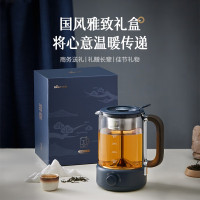 小熊(Bear)养生壶 1.2L大容量煮茶器煮茶壶 复古式木纹手柄喷淋蒸茶壶泡茶壶 煮茶烧水一体 ZCQ-D12Z3 f
