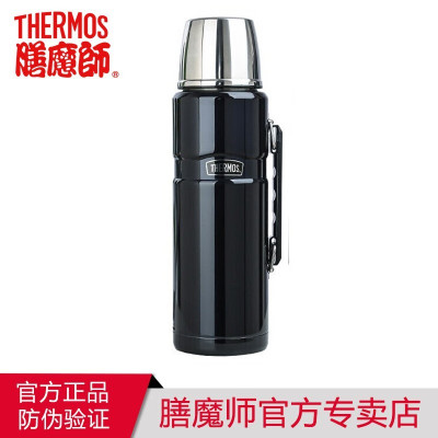 膳魔师(THERMOS) 保温瓶大容量不锈钢真空户外旅行商务便携车载水瓶SK-2010/2020 深蓝色 2L f