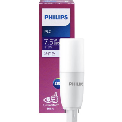 飞利浦(PHILIPS) PL-C 2P LED插拔管节能灯 (计价单位:个) 白色