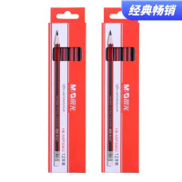 晨光木杆铅笔AWP30802红黑抽条六角HB(12支/盒 3盒装)