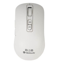 格之格 AI智能鼠标GS60无线鼠标 无线蓝牙语音打字翻译 AI写作问答 智能写作生成PPT 办公AI鼠标 白色