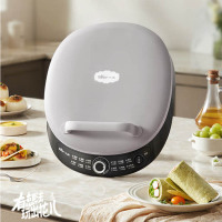 小熊(Bear)电饼铛 家用加深大火力大尺寸电饼档薄饼机三明治早餐机双面加热P15R5