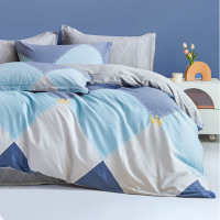 恒源祥146030-1全棉抗菌A类四件套(柏拉图)被套:200*230cm