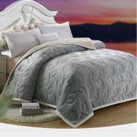 恒源祥1AI1452双拼加厚绗绣毯200*230cm