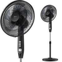 美的(Midea) 电风扇 升降落地扇16吋五叶大风仿生扇叶 FSA40YD