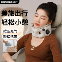 和正充气U型枕 旅行迷你便携出差按压飞机枕头 高铁火车出行睡觉脖枕 充气颈托枕 HZ-A3