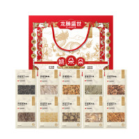 姚朵朵菌菇海产南北干货杂粮礼盒营养滋补中秋节送礼长辈养生礼品 龙腾盛世菌菇礼盒 765g