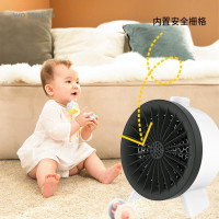 沃品(WOPOW)暖风器 小巧便携适用于卧室客厅WF02 白色