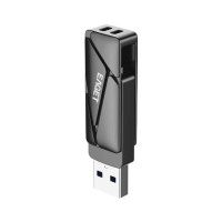 忆捷(EAGET)HS66 极速固态U盘USB3.2 Type-C双接口 读速500MB/S 手机固态优盘128GB