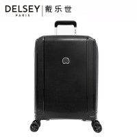 DELSEY[商场同款]法国戴乐世商务双轮式大使登机拉杆箱20寸3102G 黑色 20英寸