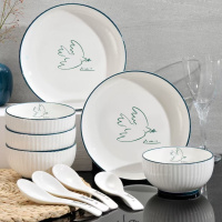 毕加索《和平鸽》中餐具P24-C06