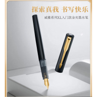 派克(PARKER)钢笔 威雅XL幻夜黑金夹墨水笔