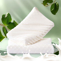 富安娜(FUANNA) 静柔进口乳胶枕/57*34cm/白