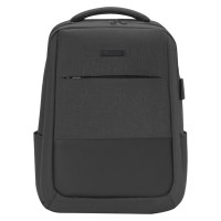 唯加 双肩包男苹果电脑包15.6英寸商务笔记本背包男女大容量WP1755 黑灰色