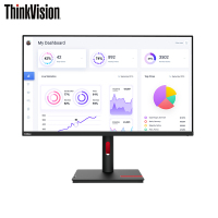 联想ThinkVision T32p-30 31.5英寸IPS 4K屏显示器[HDMI+DP+Type-C接口]黑色