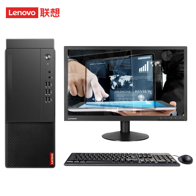 联想Lenovo启天M45R台式电脑定制 I5-12400 16G 1T+256GSSD WIN11+21.5英寸显示器