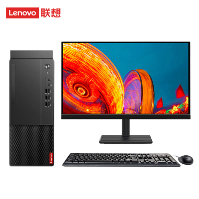 联想Lenovo启天M450台式电脑 I3-12100 8G 512GSSD WIN11+27英寸显示器