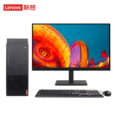 联想Lenovo启天M760台式电脑 I3-13100 8G 512GSSD WIN11+27英寸显示器