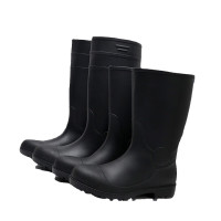苏识 3110354劳保耐磨防滑防砸防刺穿雨靴 高筒普通款39-44码 黑色 (双...