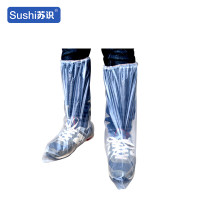 苏识 3132257一次塑料性鞋套 均码 透明橡筋款 500只/件(件)