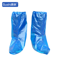 苏识 3132265一次塑料性鞋套 均码 蓝色橡筋款 1000只/件(件)