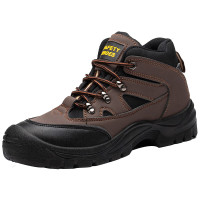 苏识 3110348劳保鞋 防砸防刺穿耐油耐酸碱安全鞋 40码 HD011棕色(双)